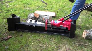 Harbor Freight 10 ton manual log splitter review [upl. by Repohtsirhc601]