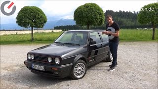 1989 VW Volkswagen Golf GTI II G60 118 kW  160 PS Review Test Fahrbericht [upl. by Odlanier]