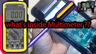 Multimeter DT9205A ।। whats inside Multimeter DT9205A ।। ভিতরে কি আছে [upl. by Nihs]