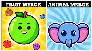 Fruit Merge vs Animal Merge  Android iOS Mobile Gameplay Walkthrough KLSKINBOX [upl. by Asselem]