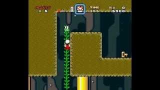 Super Mario World Vanilla Dome 1 Secret Passage [upl. by Amilah]