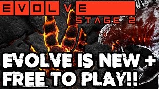 EVOLVE STAGE TWO GAMEPLAY PREMIERE Evolve Gameplay Walkthrough  F2P New Abilities Relaunch [upl. by Lamoree]