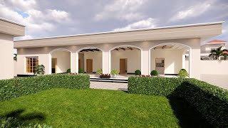 Single floor house design  Village house design  Modern house design [upl. by Repsaj]