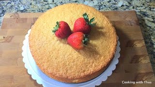 Easy Sponge Cake Recipe [upl. by Ain464]