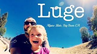 Alpine Slide Luge Big Bear CA [upl. by Aicileb]