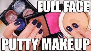 STRANGE MAKEUP FULL FACE using PUTTY MAKEUP [upl. by Adaurd]