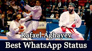 Rafael Aghayev Karate Motivation WhatsApp Status ❤🔥 Best Kumite Player in the World Best Techniques [upl. by Martin504]