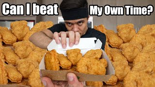 The 120 Chicken McNugget Challenge REVISITED solo [upl. by Aerdnwahs834]