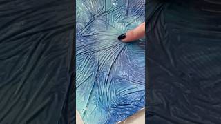 🦋Transformation is growth🦋 plastic wrap technique acrylicpaint [upl. by Armillas]