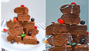 Tower Brownies cake  टावर ब्राउनी केक  كعكة البراونيز shorts [upl. by Allveta]