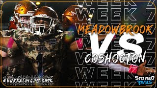 HIGH SCHOOL FOOTBALL  Meadowbrook vs Coshocton  HIGHLIGHT [upl. by Naehgem]