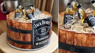 HORDÓ TORTA🥃 zselé “jégkocka” tortára🧊 pasis torta tortaötlet férfiaknak  BebePiskóta [upl. by Hubsher784]