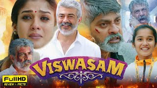 Viswasam Full Movie In Hindi Dubbed  Ajith Kumar  Nayanthara  Jagapathi Babu  HD Facts amp Review [upl. by Enelyw]