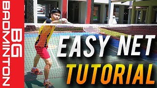 Easiest Way to Learn the Net Shot in Badminton [upl. by Koralie]