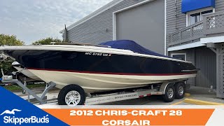 2012 Chris Craft 28 Corsair Boat Tour SkipperBuds [upl. by Barlow263]