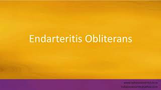 Pronunciation of the words quotEndarteritis Obliteransquot [upl. by Nylarad]