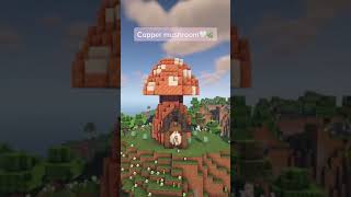 Minecraft Copper Mushroom Build by katzil [upl. by Carrew]