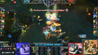 ATN vs Fnatic  Araneae Warcry Dragonsteal [upl. by Akemeuwkuhc]