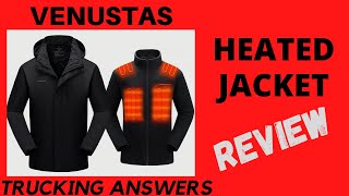 Venustas Heated Jacket Review  Trucking Answers [upl. by Charlton]