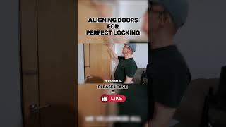 Aligning Doors for Perfect Locking woodworkingtoolguide homeimprovementprojects wood [upl. by Durrell]