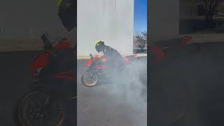 Cbr600rr burnouts [upl. by Anallise158]