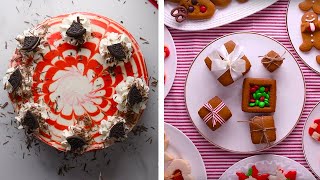 Festive Red Velvet Cheesecake and Other Holiday Recipes  Easy Dessert Recipe Ideas by So Yummy [upl. by Soloman6]