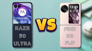 MOTOROLA RAZR 50 ULTRA VS OPPO FIND N3 FLIP  FULL COMPARISON 🔥 [upl. by Karlise]