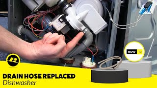 How to Replace the Drain Hose on a Dishwasher [upl. by Burta]