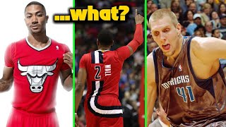 The 10 Ugliest Jerseys in NBA History [upl. by Ydnir]