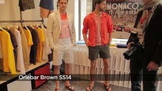 Orlebar Brown SS14 at London Collections Men [upl. by Latoyia899]