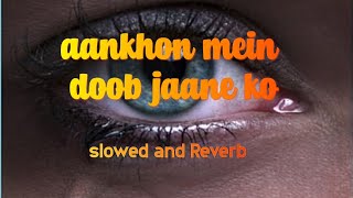 aankhon mein❤️‍🩹 doob jaane ko Lofi song slowedReverb music viral song lofi [upl. by Ehtnax]