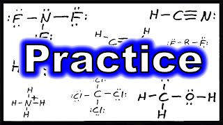 Lewis Theory VII Practice with Lewis Structures [upl. by Nneb]