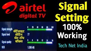 Airtel DTH Signal Setting 2024  How to Find Airtel Digital TV Signal in 2 Min in Hindi [upl. by Culver575]