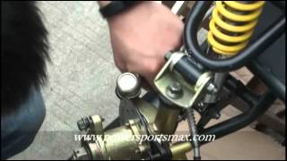 Powersportsmax GKX01DF125GKA part1 Assembly Youth 125cc Go karts Cheap Dune Buggys Sandrail [upl. by Ayiak]