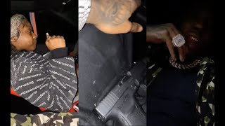 YFN Lucci Protecting Reginae Carter At All Cost Rides In Lambo With Pistol In Lap [upl. by Macmahon]