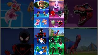 Paw Patrol Scary Ryder vs Venom vs Alien vs Dino spiderman Coffin Dance tileshop coffindance [upl. by Stutman]