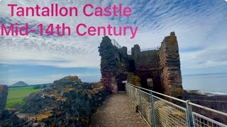 Tantallon Castle Ruined Mid14th Century [upl. by Ule]