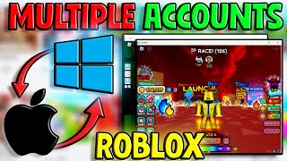 How To Have MULTIPLE Roblox Accounts Open At Once WINDOWS amp MAC  Use Roblox Account Manager [upl. by Orville]