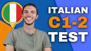 TEST di ITALIANO livello C1  AVANZATO [upl. by Anaujahs]