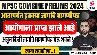 MPSC Combine Prelims 2024 किती जागांचे मागणीपत्र प्राप्त  MPSC Combine 2024 Vacancy  Makarand Sir [upl. by Schlicher]