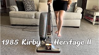 Deep Suction Vacuum Sound For Sleep With 1985 Kirby Heritage II Vacuum Cleaner  ASMR White Noise [upl. by Grefer]