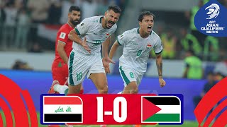 Matchwinner Hussein  Iraq  Palestine  Highlights  AsianQualifiers  Road To 26 [upl. by Addia]