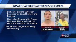 Ridgeland man captured after prison escape [upl. by Senoj56]