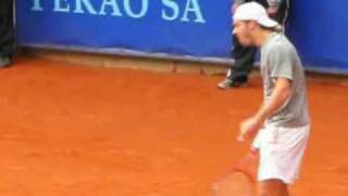 Koellerer insults an umpire ATP Challenger PEKAO OPEN Szczecin POLAND [upl. by Elak2]