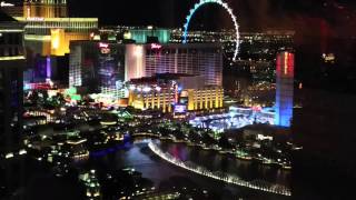 Bellagio Fountain view from Vdara [upl. by Yauqaj]