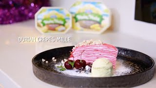 RESEP CAMPINA DURIAN CREPES MILLE ALA CHEF CHANDRA YUDASSWARA [upl. by Rebekkah]