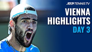 Murray Faces Alcaraz Berrettini Monfils amp Sinner All Play  Vienna Day 3 Highlights [upl. by Oruam772]