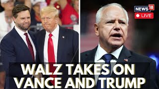 Tim Walz LIVE Walz Slams Trump amp Vance  Gov Tim Walz Speech In Bethlehem PA  US Elections N18G [upl. by Voleta]