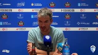 Rueda de prensa Rubén Domínguez Ourense CF 🆚 Gimnástica Segoviana [upl. by Pelagias]