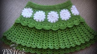 Crochet Patterns for free crochet skirt 1528 [upl. by Phippen]